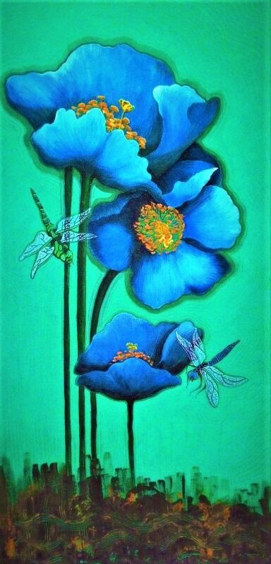 BLUE FLOWERS