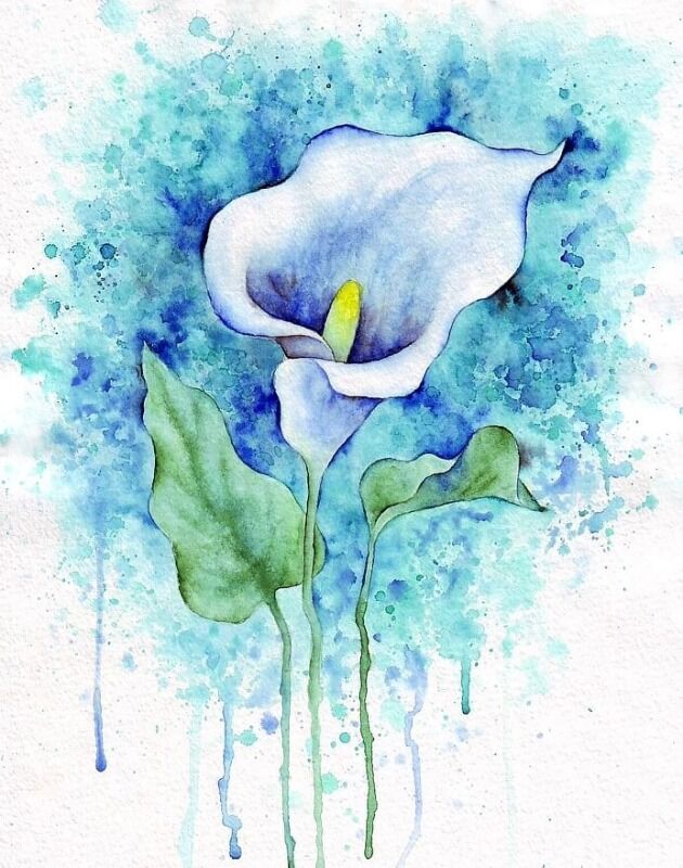 Watercolor Flower Painting 5