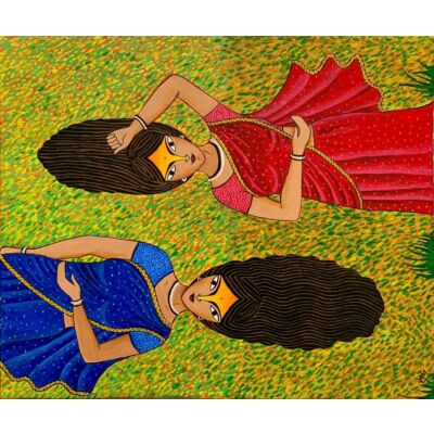Indian Women on Grass